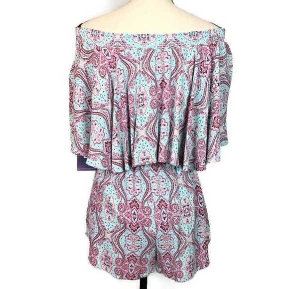 Show Me Your Mumu Paisley Rosarita Romper Playsuit - Picture 4 of 8